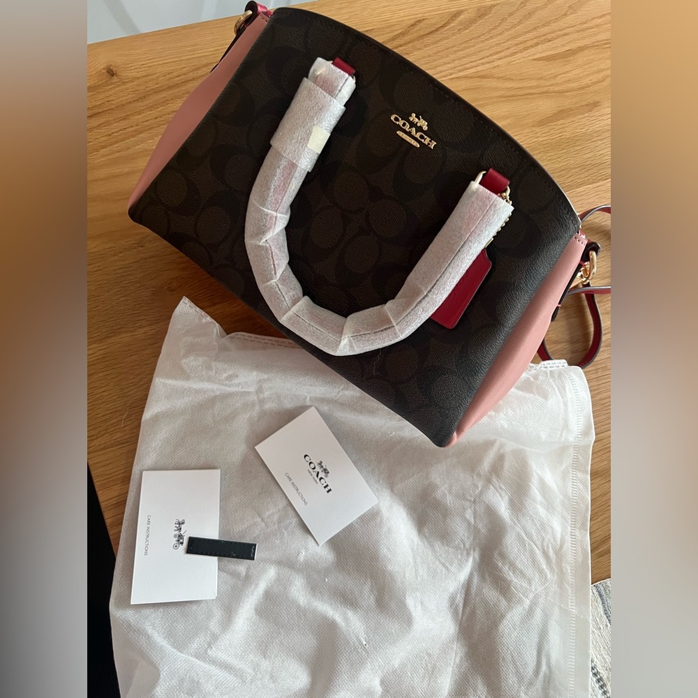 COACH Mini Sage Caryall Shoulder Bag/Crossbody Bag - Picture 4 of 9